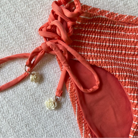 Isabella Rose Smocked Bikini Bottom S - Picture 2 of 7